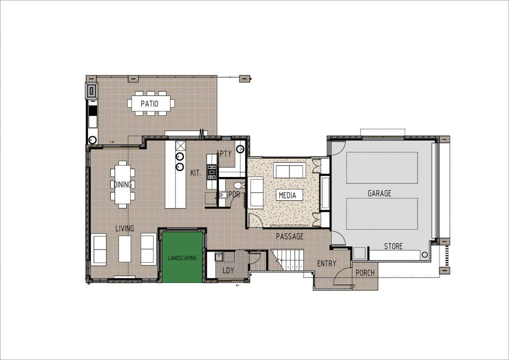 Home Design M4003 Ground Floor