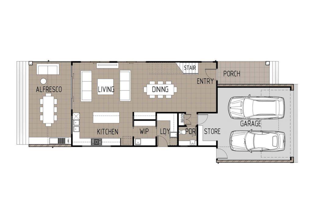 Home Design M4014 ground Floor